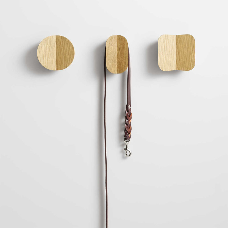 Uphold Wall Hook, White Oak