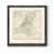 Papier, cadre noyer