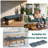 14 Pcs Outdoor Cushions Set, 4" Replaceable Cushion Set, (set Of 6 Cushions, 6 Backrests, 2 Corner Cushions)-cushion Set Only-2126076384