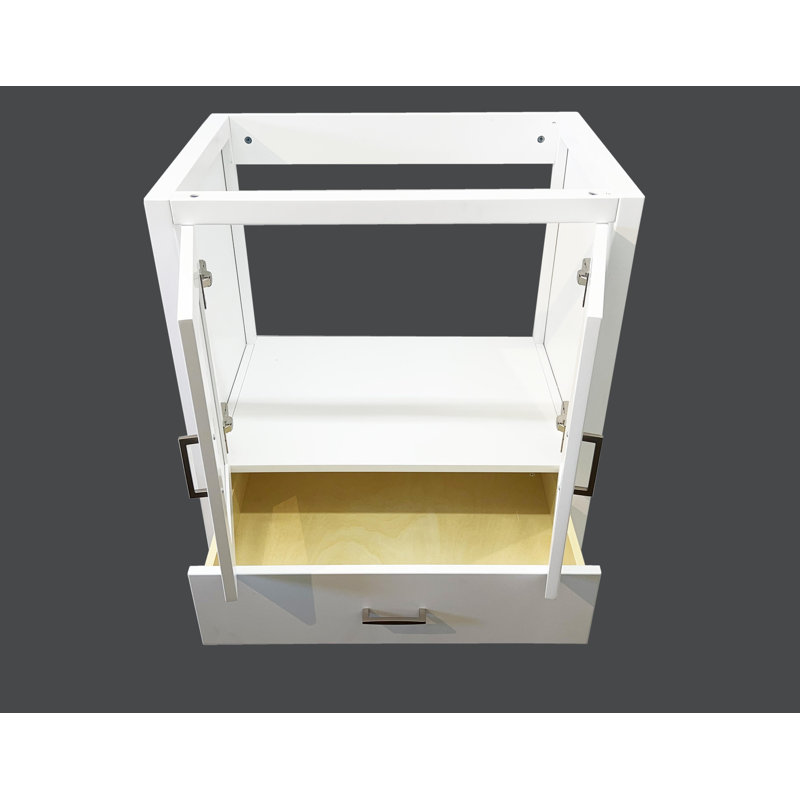 CATALINA 30 " Freestanding Corner Single Bathroom Vanity Base, White