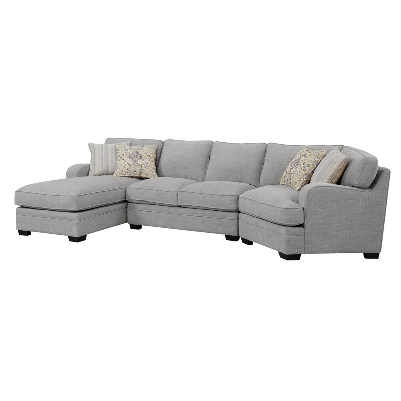 Berza Gray Left Side Facing Chaise Sectional