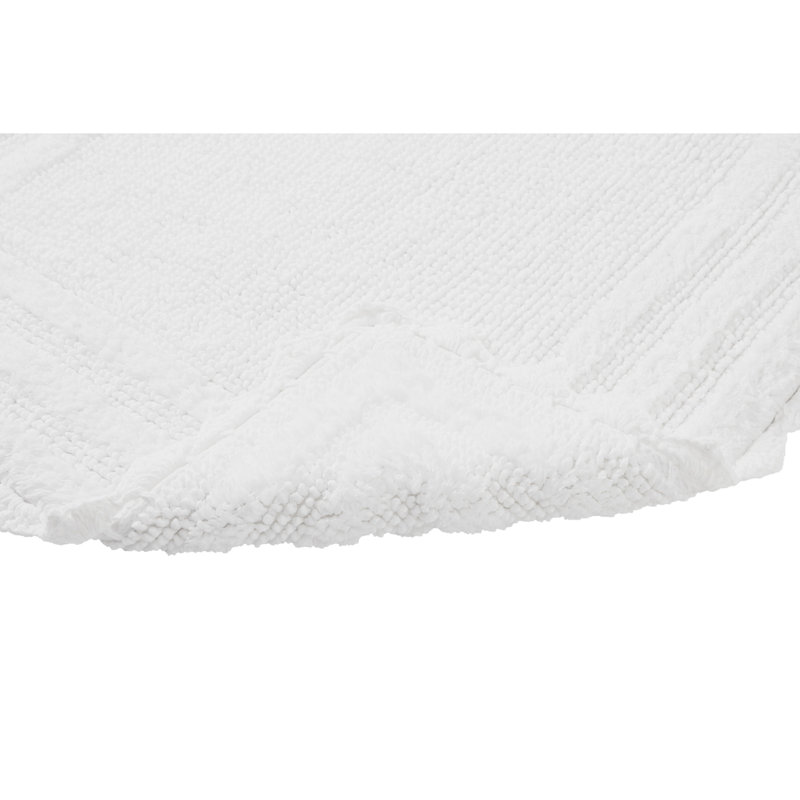 Ensemble de tapis de salle de bain 2 pièces Jatia, 2 pièces (20 po x 20 po | 21 po x 34 po), Blanc