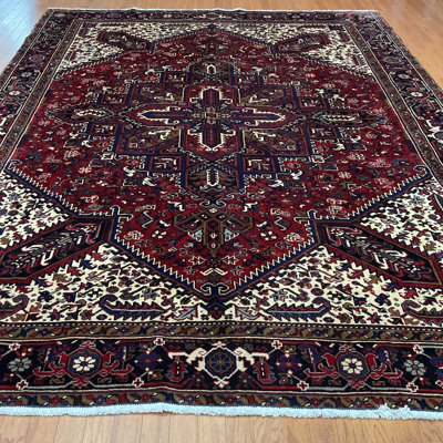 HERAT ORIENTAL Handmade Heriz Wool Rug