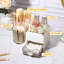 Organisateur de maquillage avec tiroir, porte-pinceaux de maquillage rotatif à 360°, boîte de rangement pour maquillage et soins de la peau, organisateurs de maquillage (blanc)-546145256