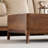 Solid wood granite slab sliding coffee table