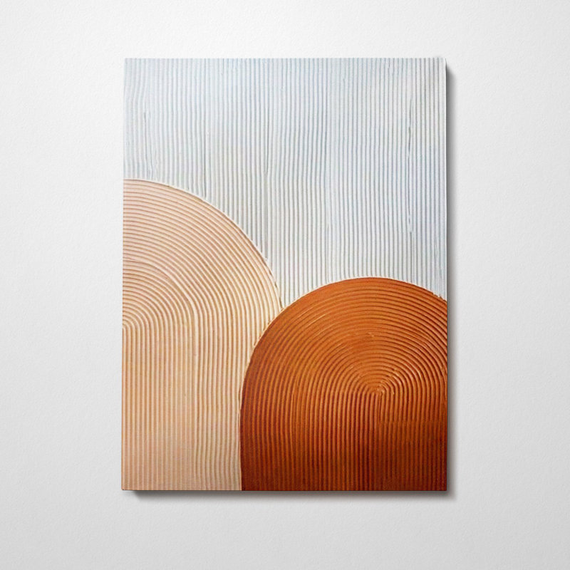 Peinture sur toile 3D faite à la main, 27,6 x 39,4 pouces, 100% toile avec cadre 100% bois (épaisseur: 1,2 pouces) | Peinture à l'huile et acrylique éclatante, art décoratif unique pour le salon, la chambre à coucher ou le bureau