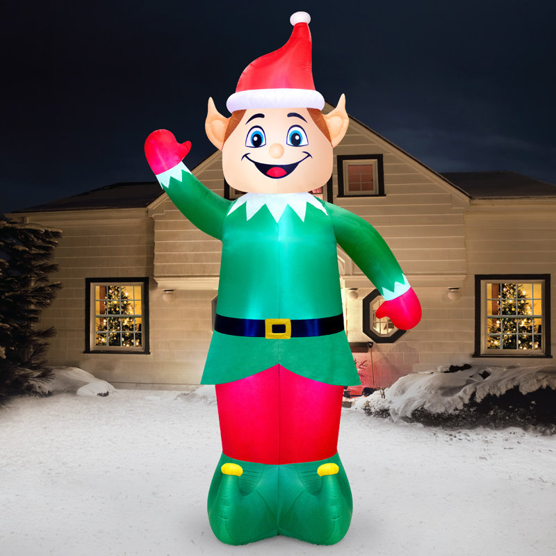 The Holiday Aisle® Inflatable Colossal Elf