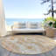 Tapis intérieur / extérieur en polyester tissé à la machine de style sud-ouest en cuivre-591193613