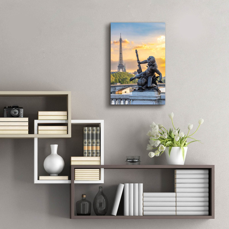 «Paris - Golden Sunset» par Epic Portfolio, H 24 po x l 16 po
