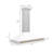 ZLINE Autograph Edition 48 in. Convertible Satin Stainless Steel Wall Mount Range Hood with White Matte Shell-69380767
