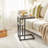 C Shaped Foldable End Table