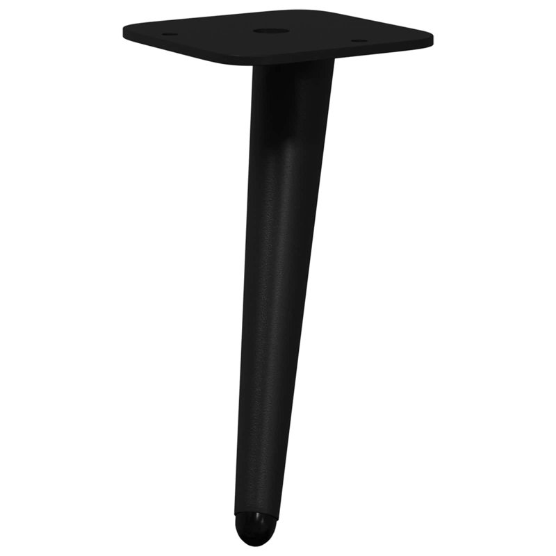 Vidaxl Standing Feet Black Iron Furniture Accessory Modern Stylish