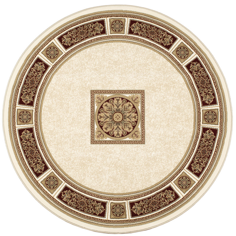 Abbie Oriental Area Rug, Round 200cm