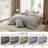 Best Seller Bedsure Cotton Fabric With Microfiber Inner Fill Comforter Set, 143TC-106246653-106246656