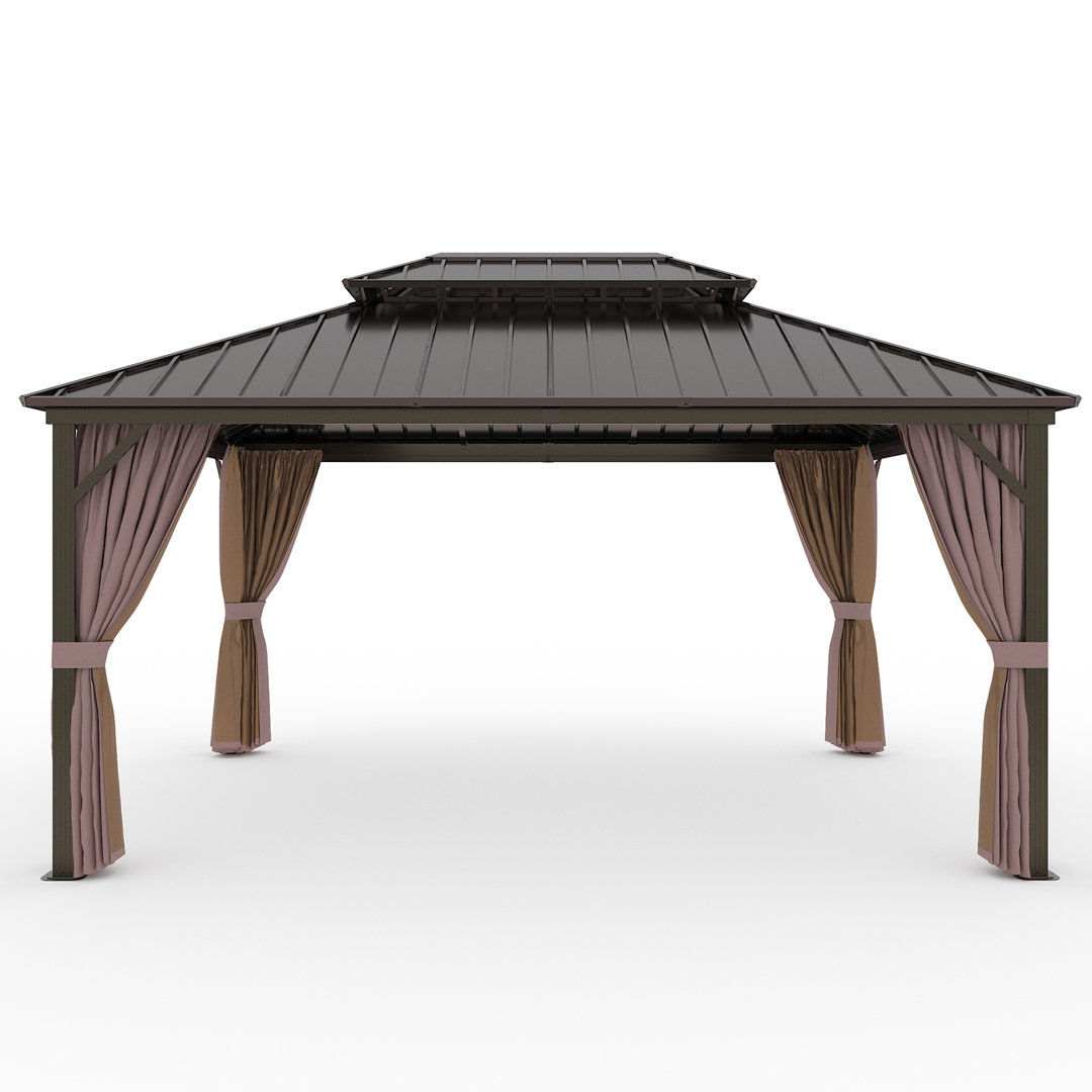 Steel Patio Gazebo COOS BAY 