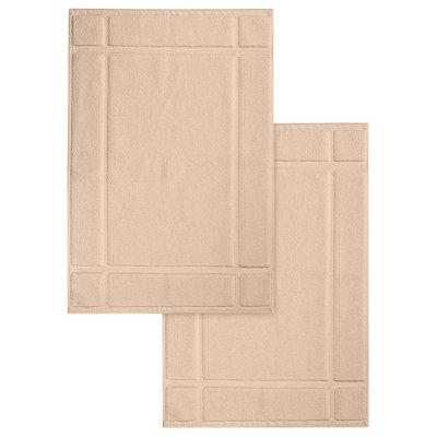 Tapis de bain - pour plancher de salle de bain - Très absorbant - Lavable à la machine