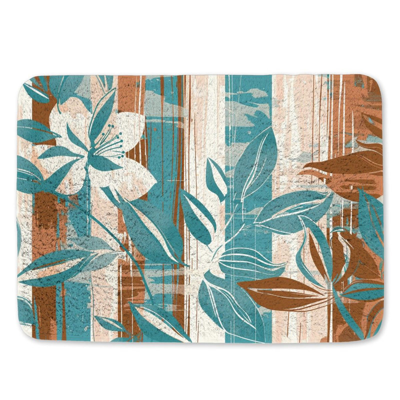 Strauch Microfiber / Microsuede Bath Mat, 17"W x 24"L