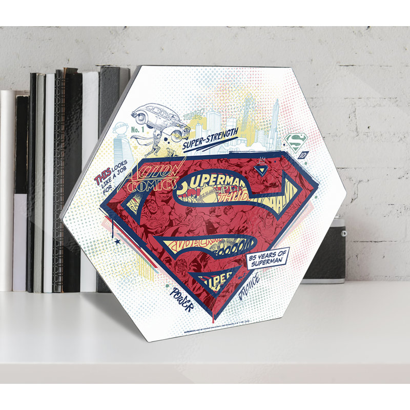 Impression sur bois Superman (85Th - Pois)