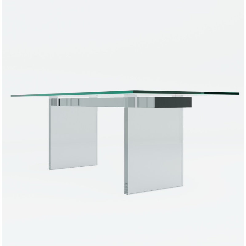 Crista Glass Top Dining Table