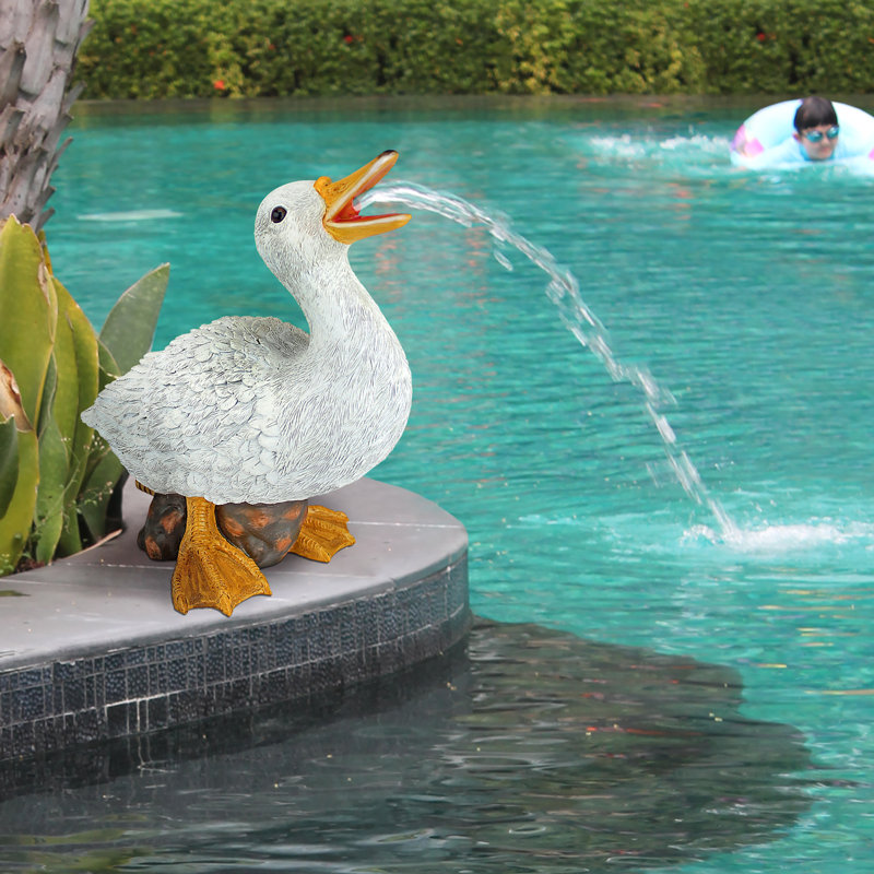 Statue darnell the duck diffuseur pipe
