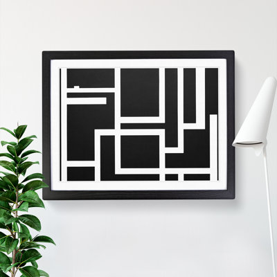 Cubism Abstract - Single Picture Frame Print