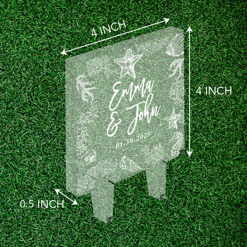 Acrylic Cake Topper
