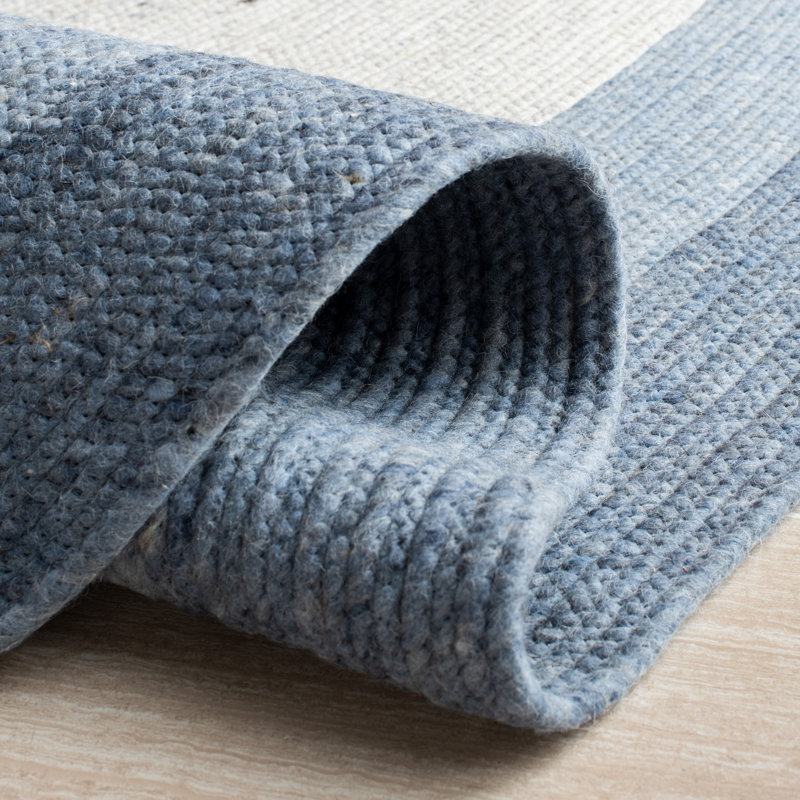 Tapis ivoire / en laine tissé à la main Nowlin, Ovale 5 pi x 7 pi