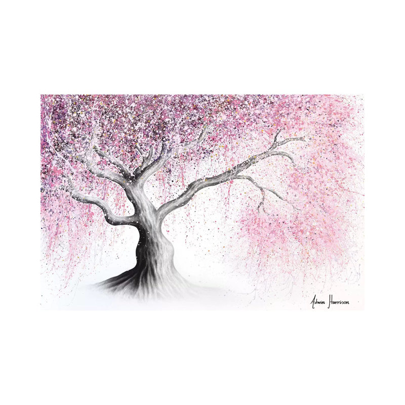 Kyoto Dream Tree by Ashvin Harrison - Wrapped Canvas Print, 20.32 cm H x 30.48 cm W