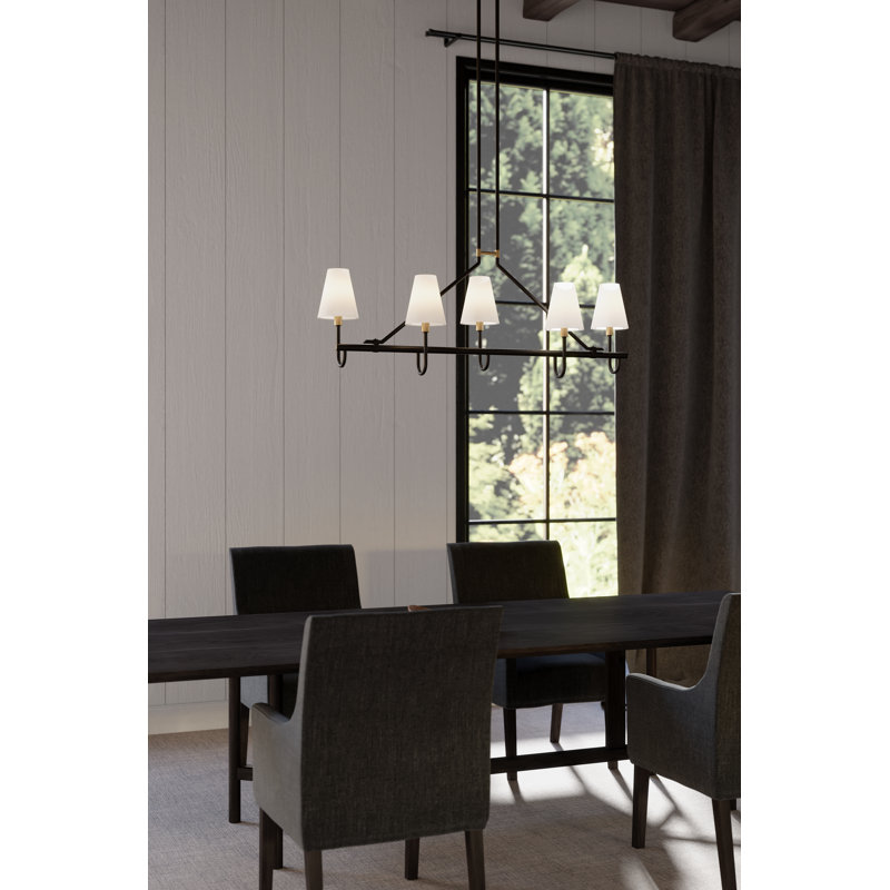Bellforge 51" 5-Light Linear Chandelier