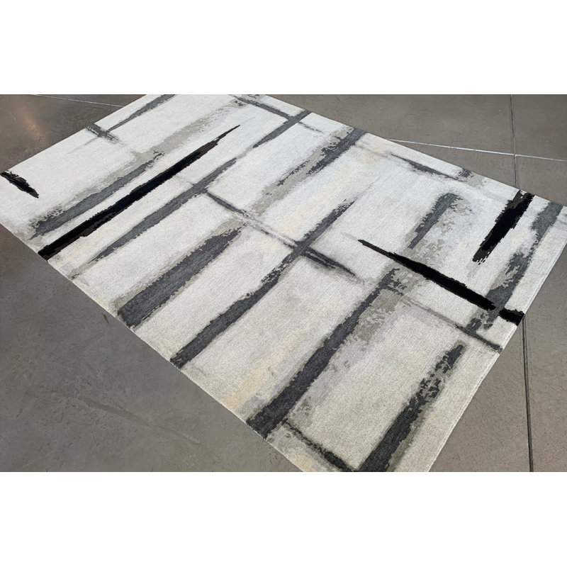 Shards Charcoal, Rectangle 6' x 9'