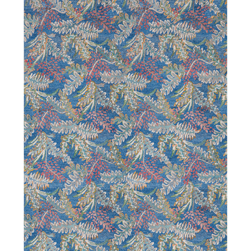 Florals Honeysuckle Hand Tufted Indoor/Outdoor Rug, Rectangle 8' x 10'
