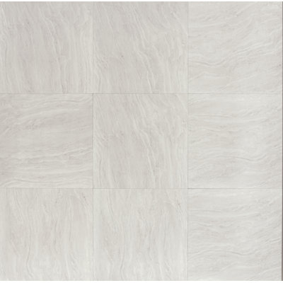 Carreau de champ en porcelaine 24 po x 24 po argenté Yosemite