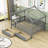 Saffir Wooden House Daybed with Two Drawers and Legs-61256903-61256888