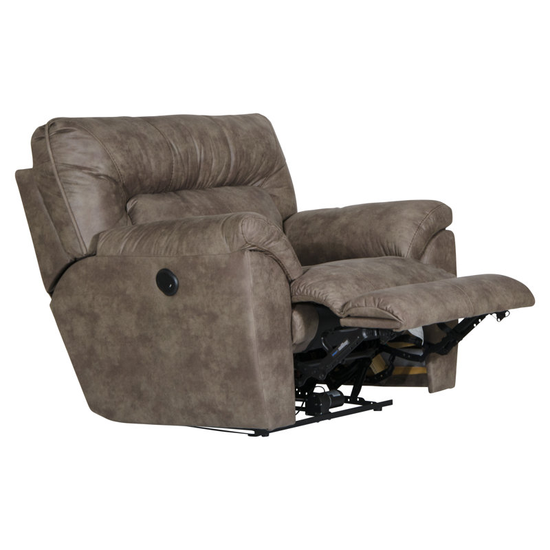 Fauteuil inclinable électrique rembourré avec port de charge USB