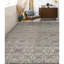 Windsom Damask Area Rug in Gray/Brown-106954809