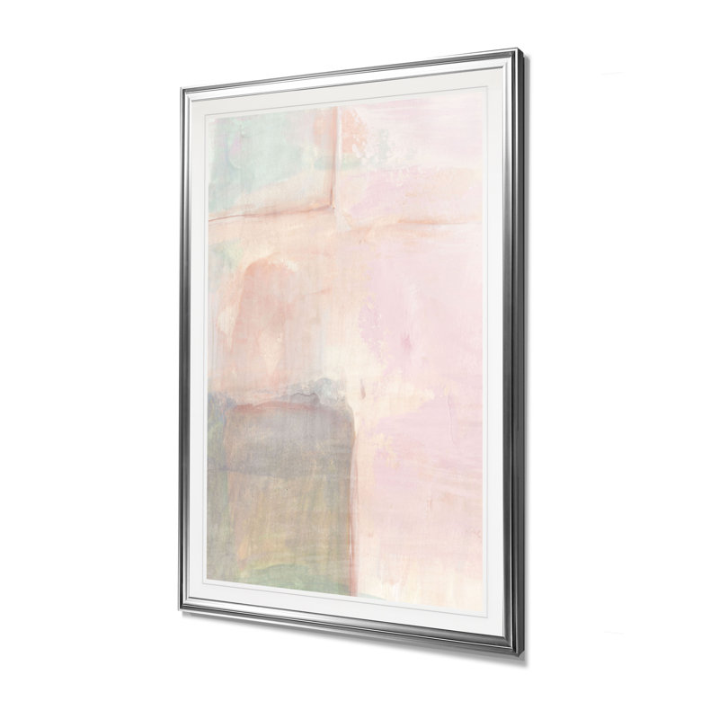 «Morning Meditation I», reproduction, H 30 po x l 22 po x P 1,5 po, Cadre argenté