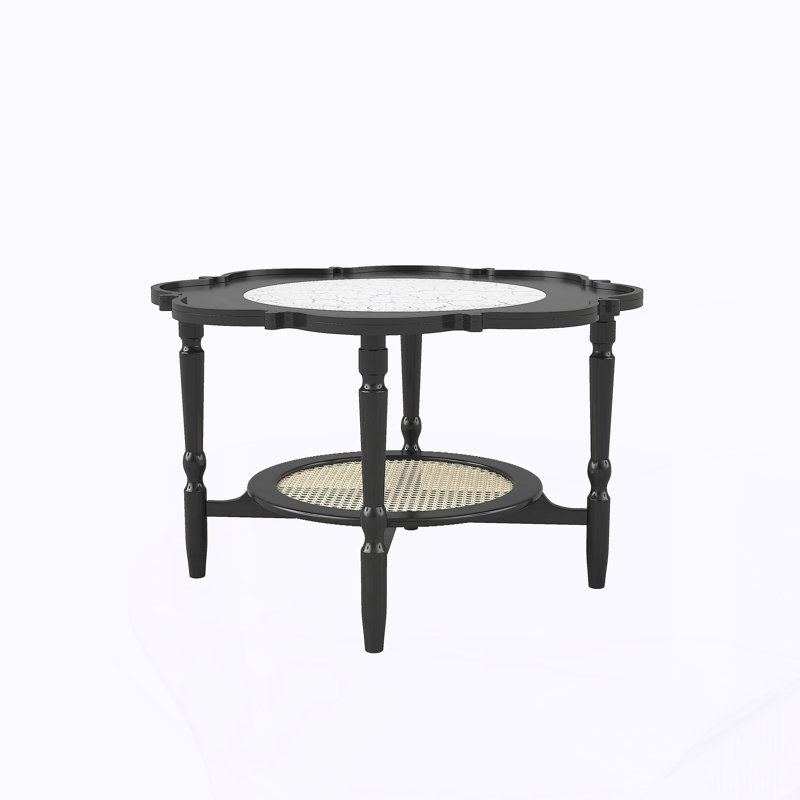 Table basse de style milieu du siècle, Noir