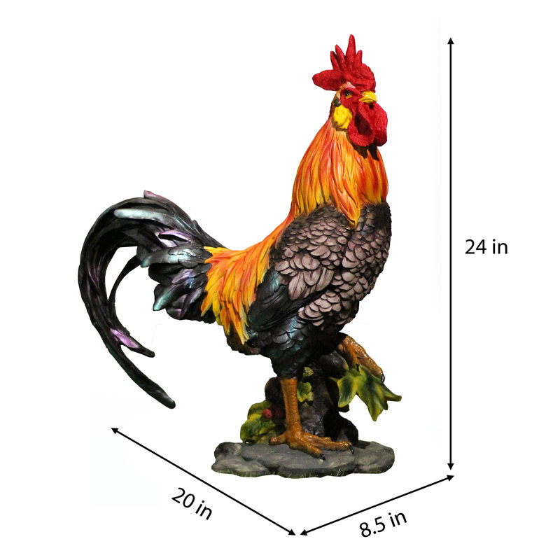 Rooster Statue, Yellow