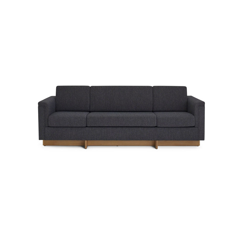Frank Lloyd Wright Galesburg Sofa, Paynes Gray