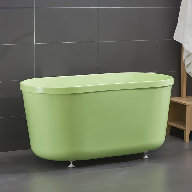 61.42'' W 23.62'' H Tub & Shower Kit, Green