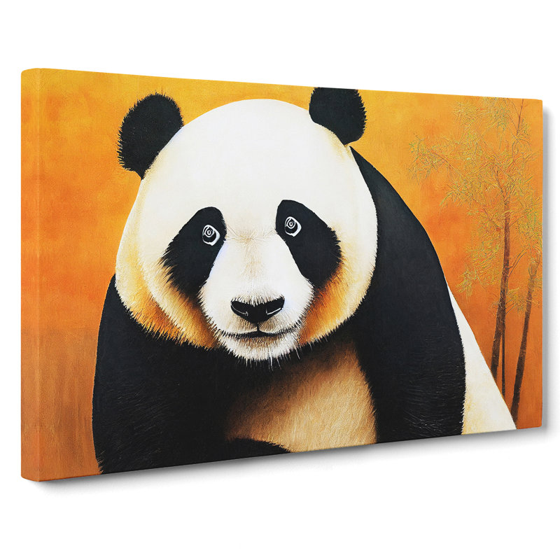 Adorable Panda - Wrapped Canvas