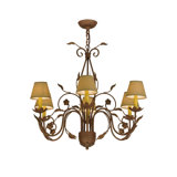 Bordeaux 6 - Light Chandelier