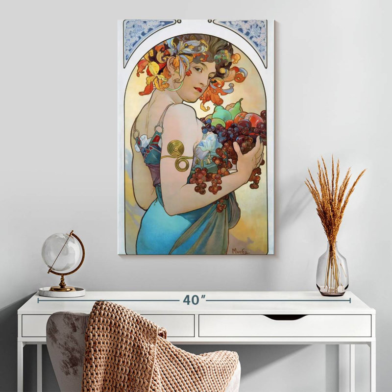 Leisha, fruit, 1897, H 30 po x l 20 po