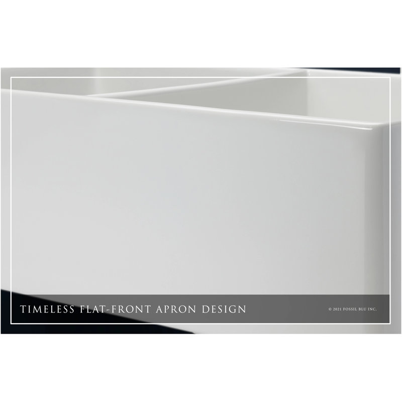 Luxury 33" L x 20" W Double Basin Undermount Kitchen Sink with Basket Strainer, Polished Nickel Accessories