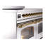 Cuisinière à induction ILVE Nostalgie II Series 40 po avec 6 éléments à induction (porte en verre)-1695305320
