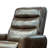 Aki Faux Leather Swivel Recliner-98535164