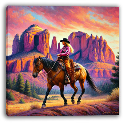 Équitation sur toile équestre