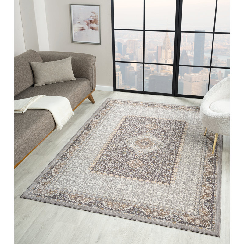 Tapis gris Farai Sirius de 9 pi 10 po x 13 pi 2 po United Weavers
