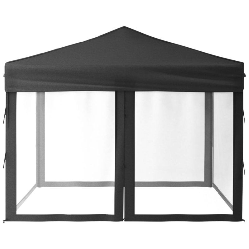 Aliyaha 2.9m x 2.9m Steel Party Tent, Anthracite