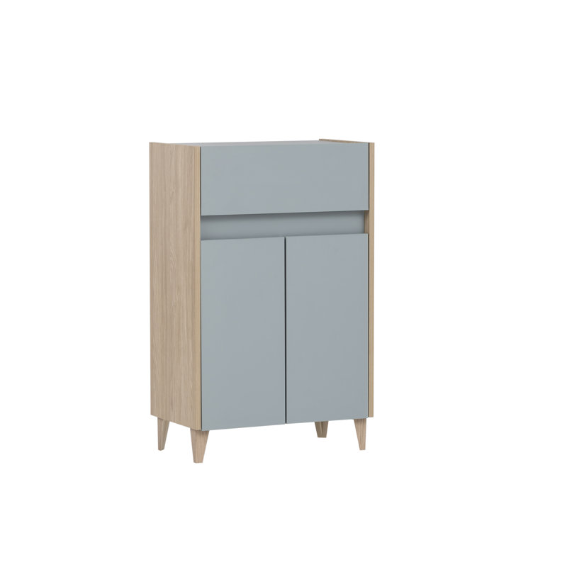 Calvin-Leigh Freestanding Bathroom Cabinet, Pigeon Blue